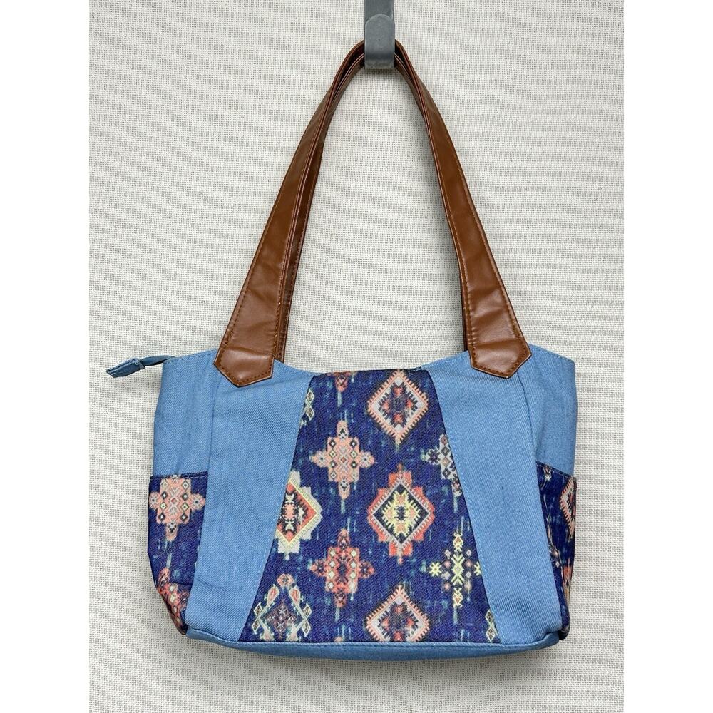 Canyon Sky Southwestern Design & Denim Hobo‎ Style Handbag